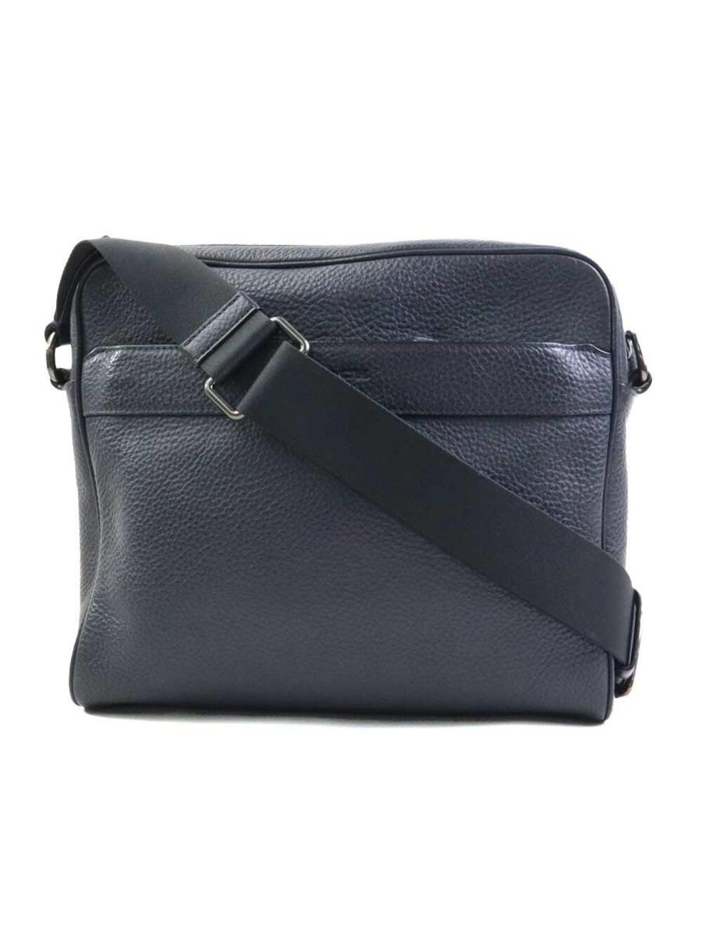 Auth Coach Shoulder Bag Charcoal Gray #372203C11B